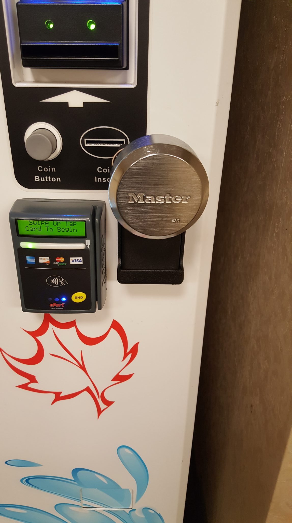 puck lock on my vending machine