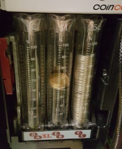 accept new £1 coin Global Coinco vending machine change giving coin mechanisms