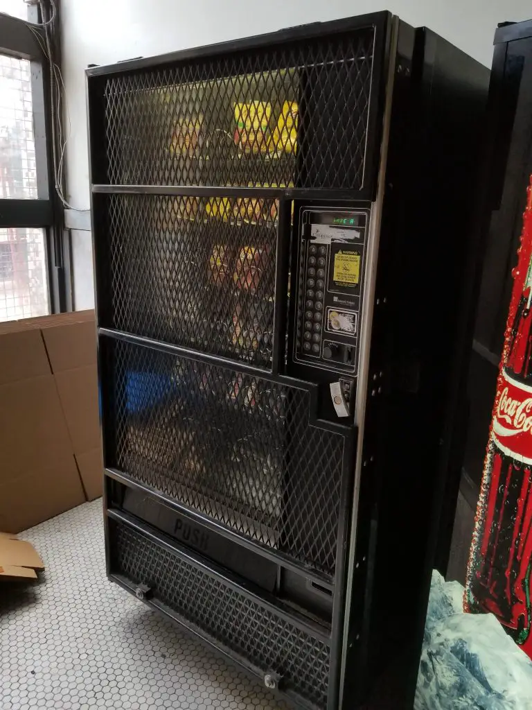 vending machine with cage