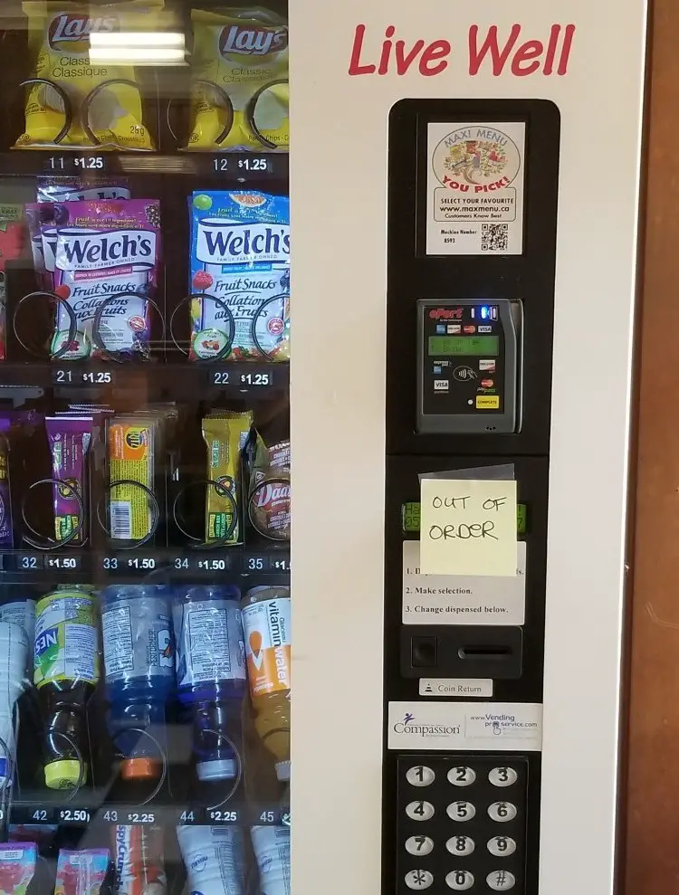 credit card reader on my vending machine