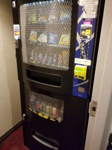 different vending machine sizes and weight on places