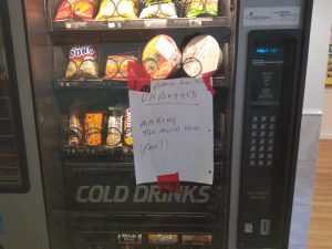 out of order vending machine
