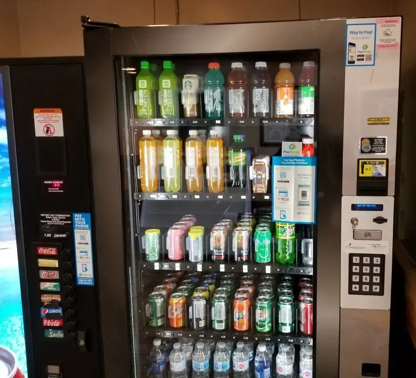 vending machine 300 dollars worth of products