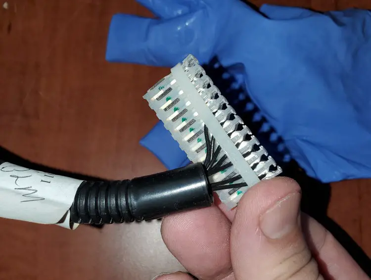 broken connector