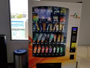 vending machine with sensors to make sure it vends product