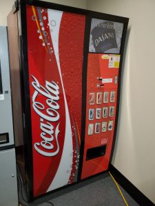 soda pop vending machine
