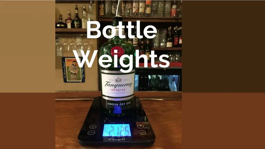 How Much Does a Bottle of Liquor Weigh? Vending Business Machine Pro
