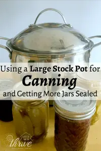 Using-a-Large-Stock-Pot-for-canning-and-getting-more-jars-sealed
