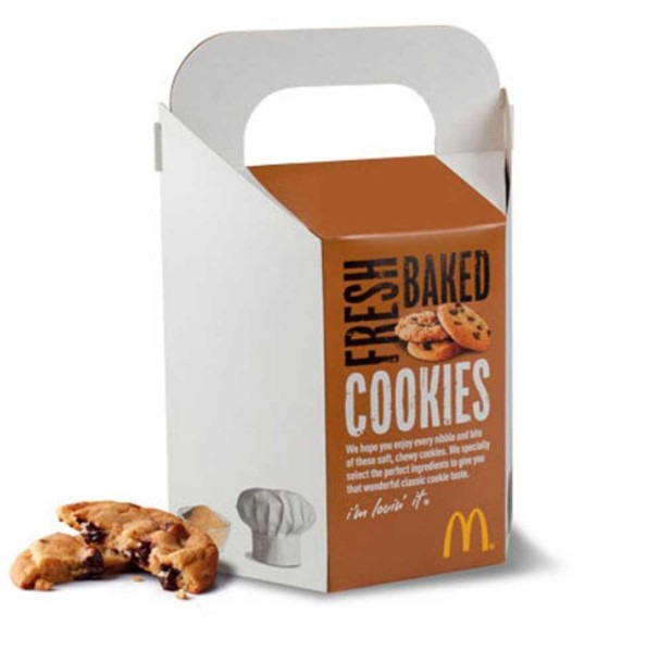 Cookie Tote McDonald’s 13 Pack Chocolate Chip Cookies Vending
