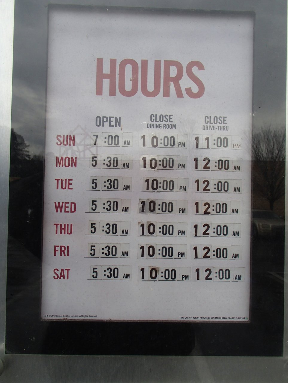 What Time Does Burger King Close Today? Vending Business Machine Pro