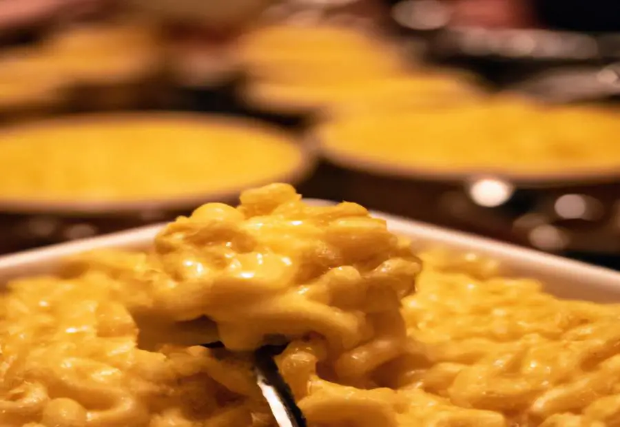 How much does a quart of mac and cheese feed Vending Business Machine