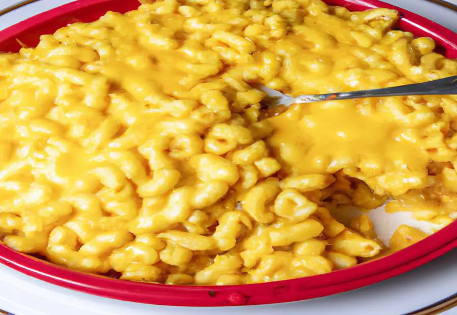 How much does a quart of mac and cheese feed Vending Business Machine