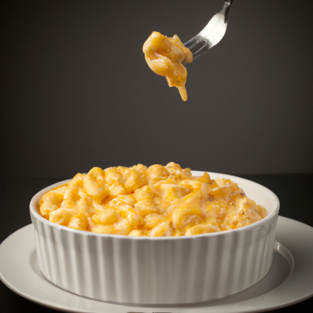 How much does a quart of mac and cheese feed Vending Business Machine