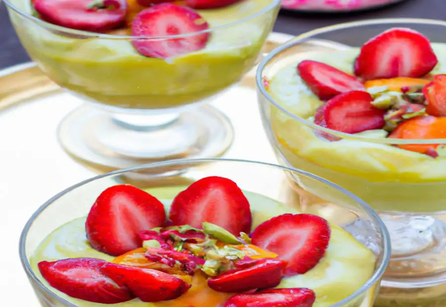 What fruit goes well with pistachio pudding Vending Business Machine