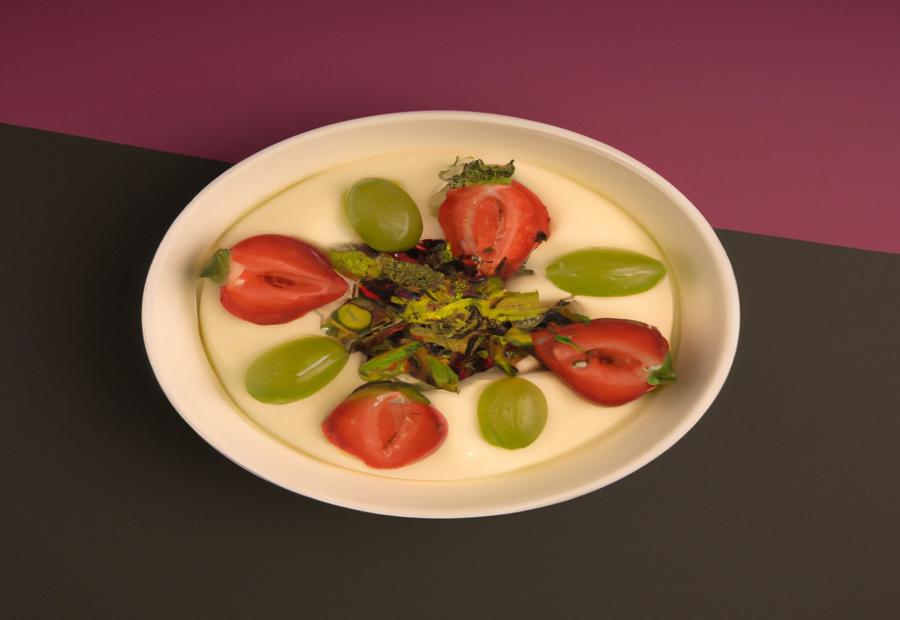 What fruit goes well with pistachio pudding Vending Business Machine