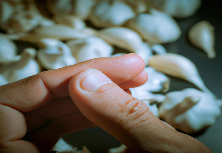 Why do my fingers smell like garlic without eating it Vending