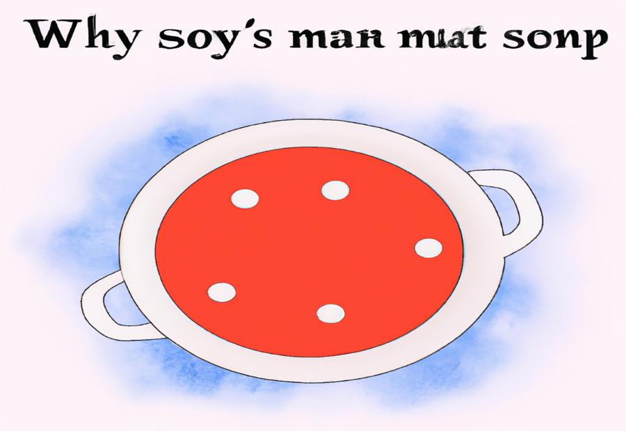 Why does my tomato soup have white spots Vending Business Machine Pro