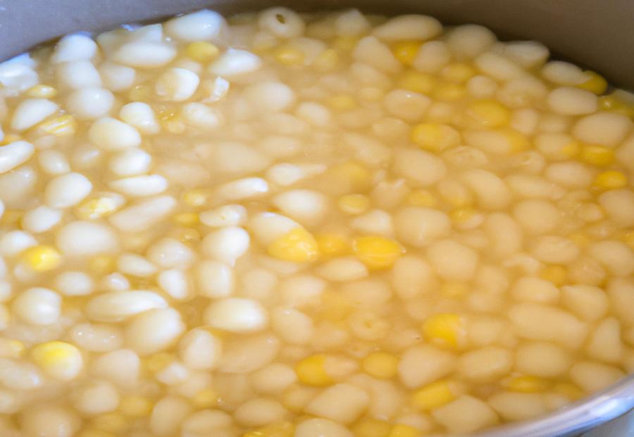 Why does white corn turn yellow when boiled Vending Business Machine