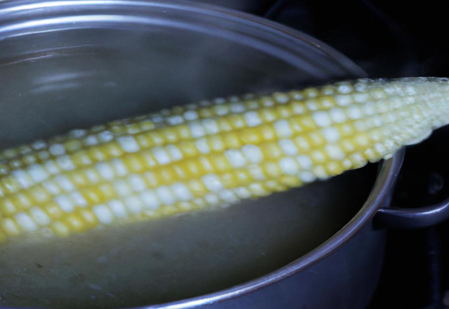 Why does white corn turn yellow when boiled Vending Business Machine