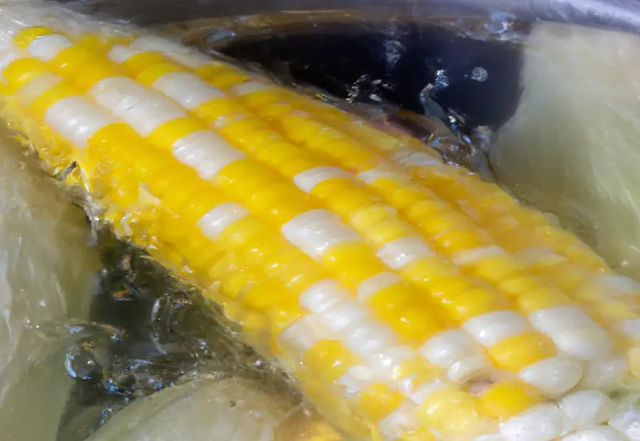 Why does white corn turn yellow when boiled Vending Business Machine