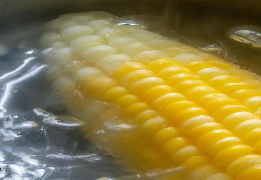 Why does white corn turn yellow when boiled Vending Business Machine