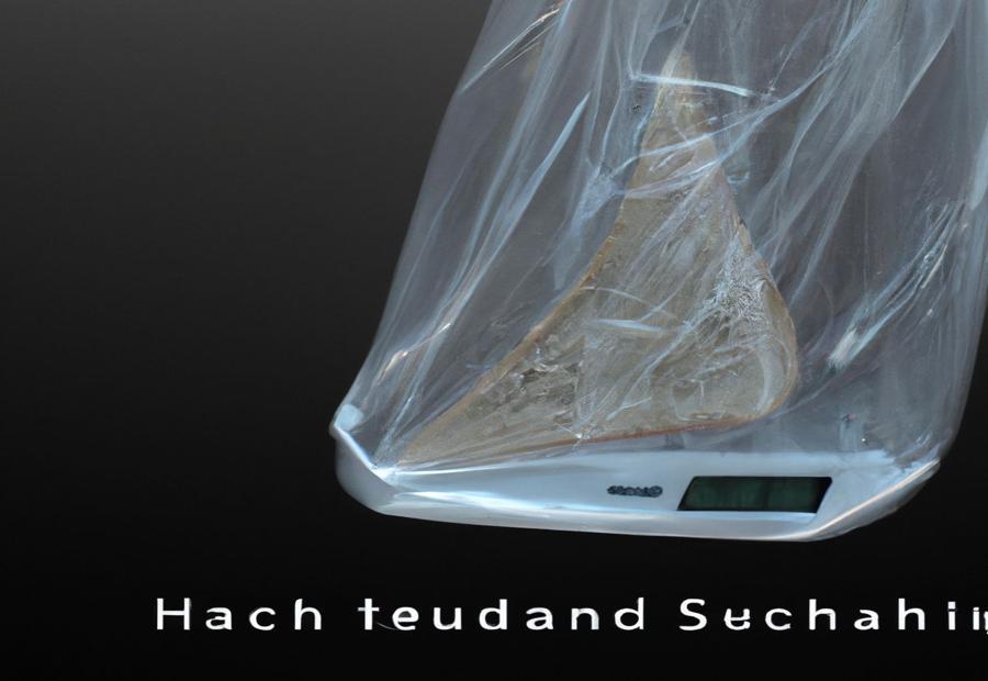 How much does a plastic sandwich bag weigh Vending Business Machine