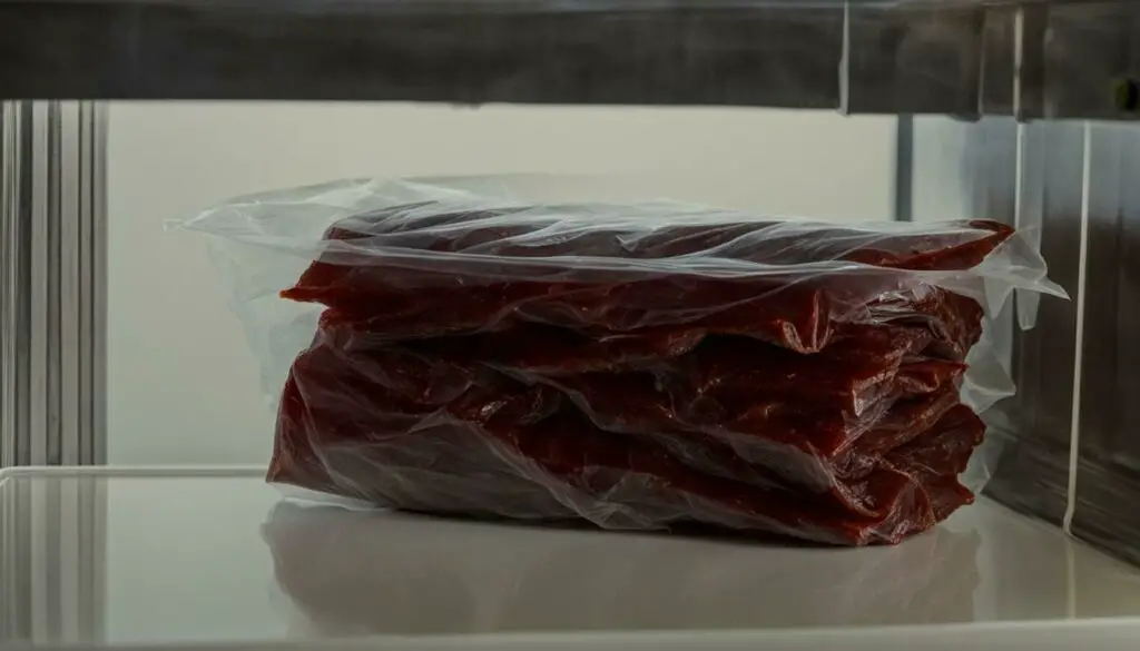 Preserving beef jerky after opening
