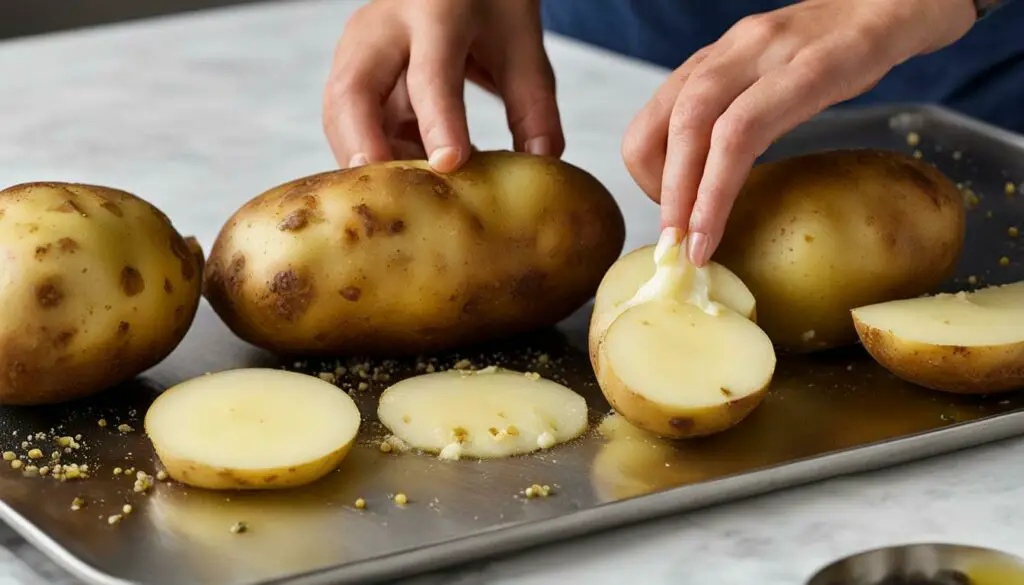 cooking potato with skin