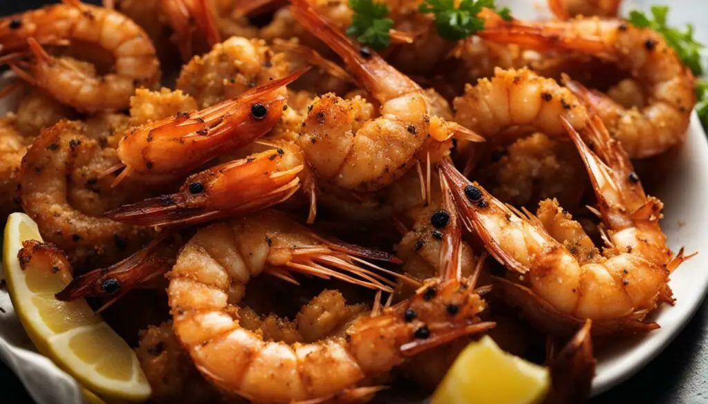 crunchy fried shrimp heads