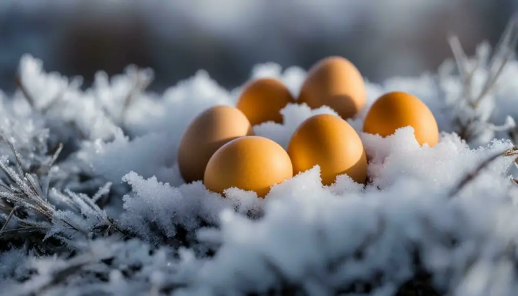 frozen eggs