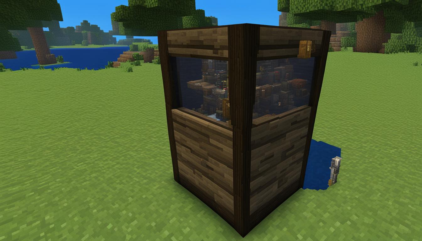 how to make a vending machine in skyblock