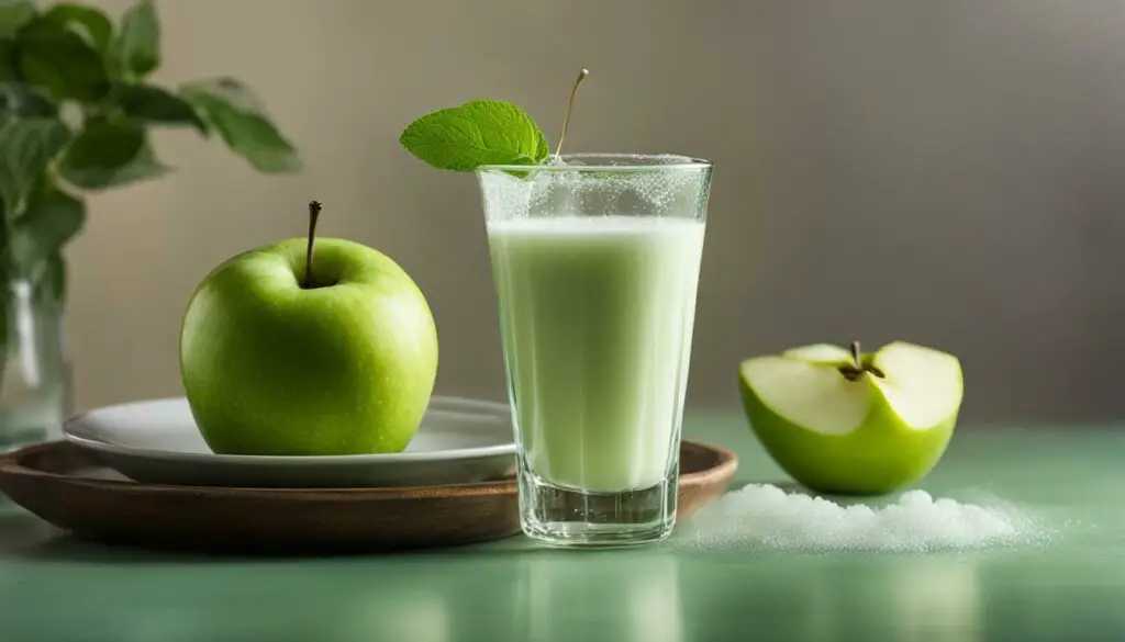 milk and apple for weight loss