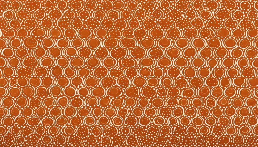 patterned orange