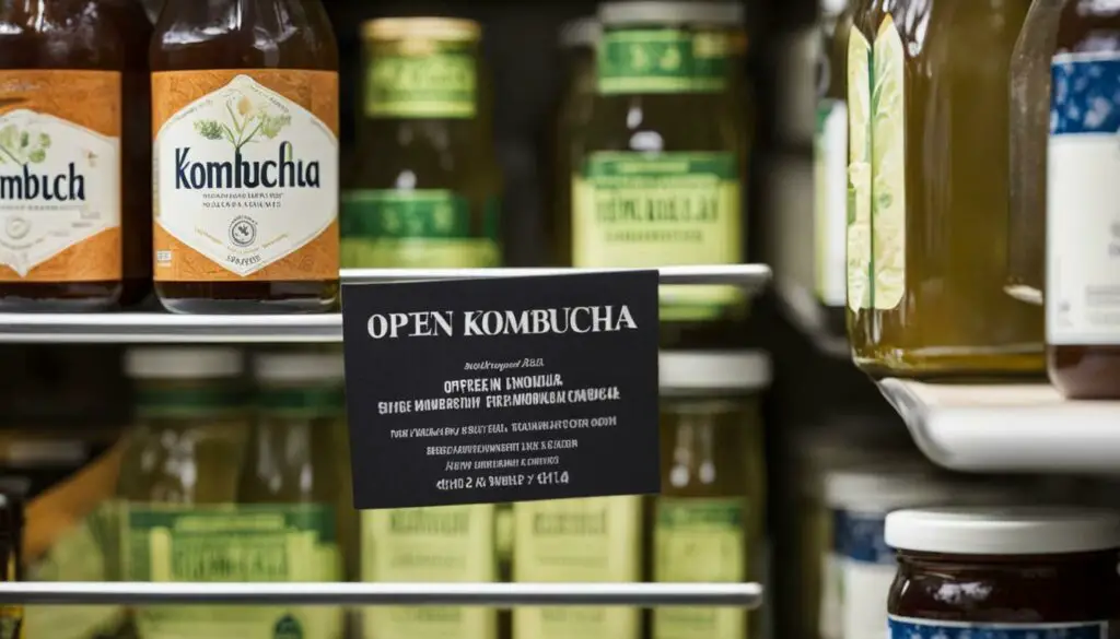 storing opened kombucha