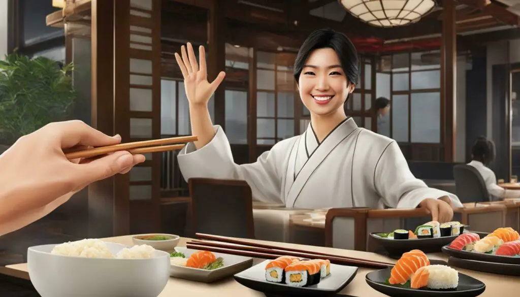 sushi fork etiquette