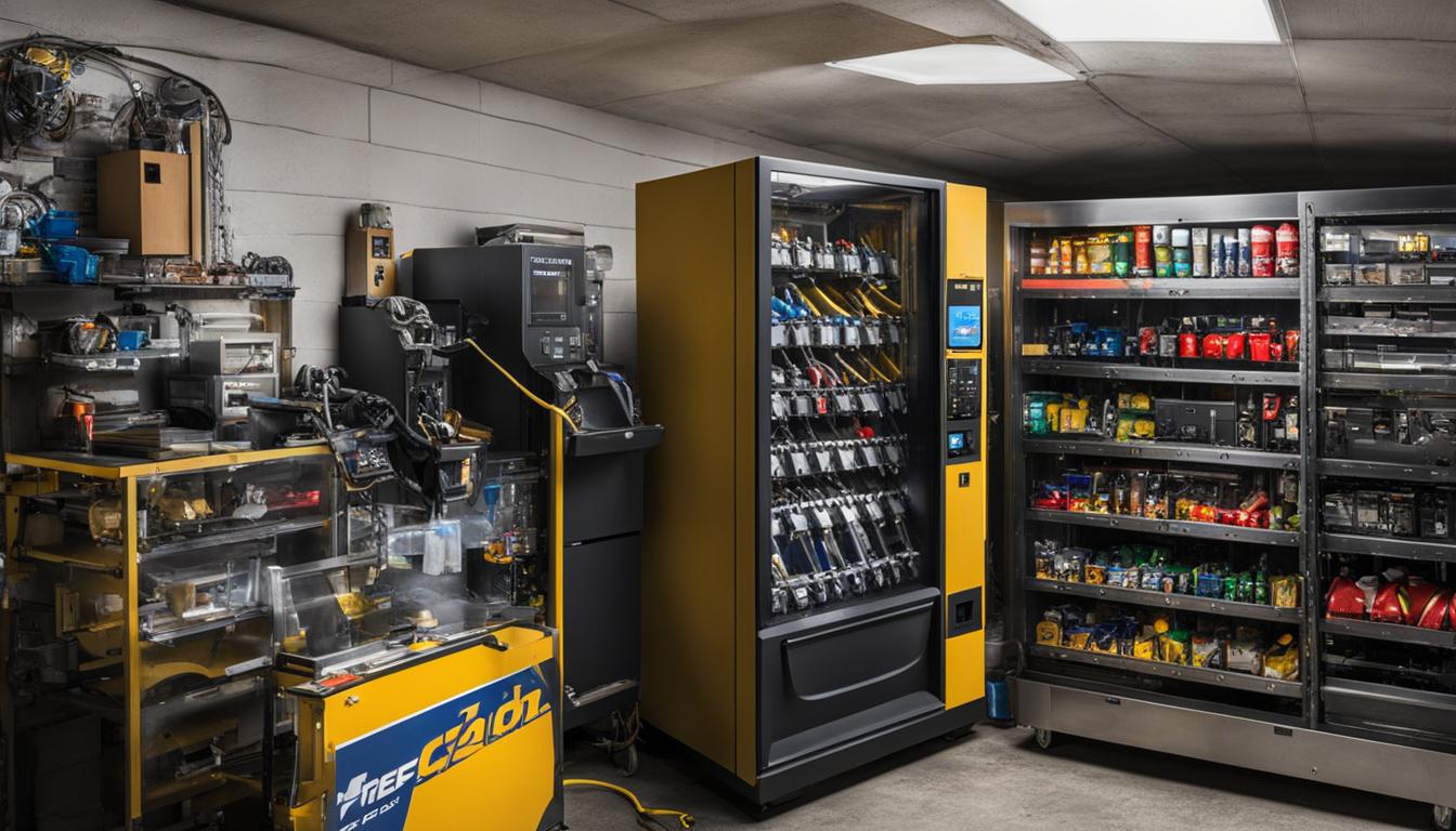vendingmachinewithrepairtools Vending Business Machine Pro Service