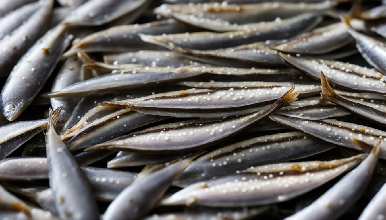white dots on anchovies