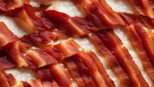 white dots on bacon