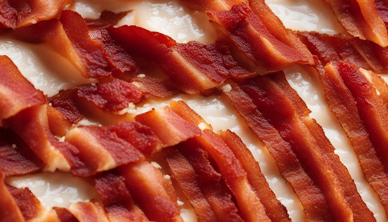 white dots on bacon