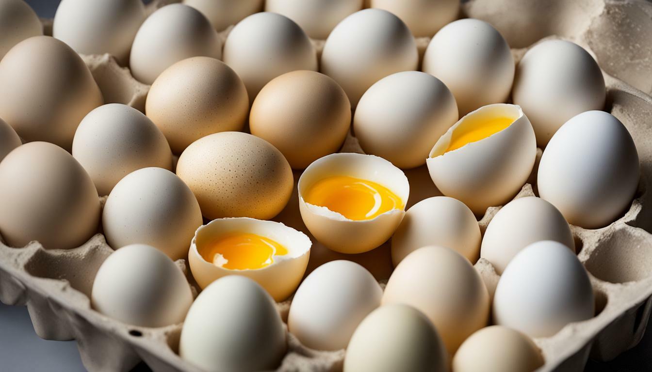 white dots on egg yolk