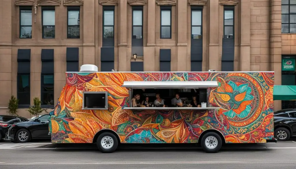 Food truck wrap impact on sales