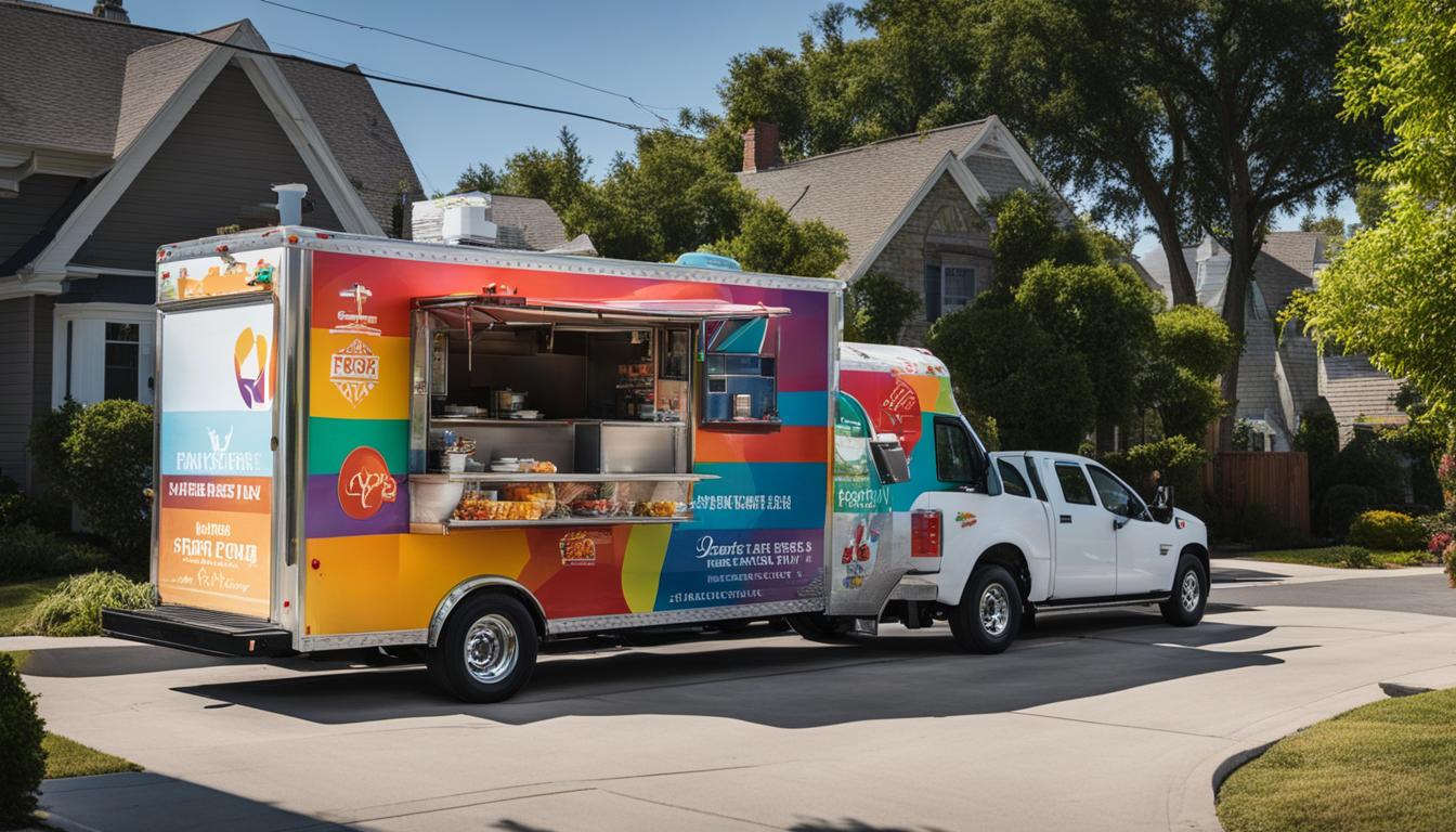 can i park my food truck in my driveway