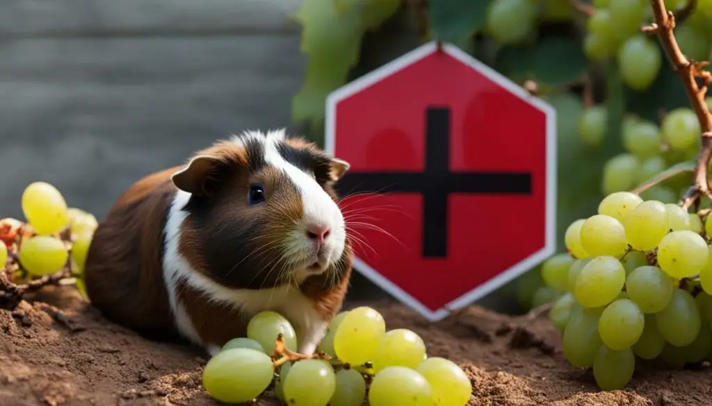 dangers of grapes for guinea pigs