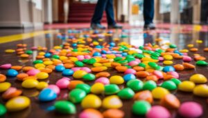 don't spill your candy in the lobby