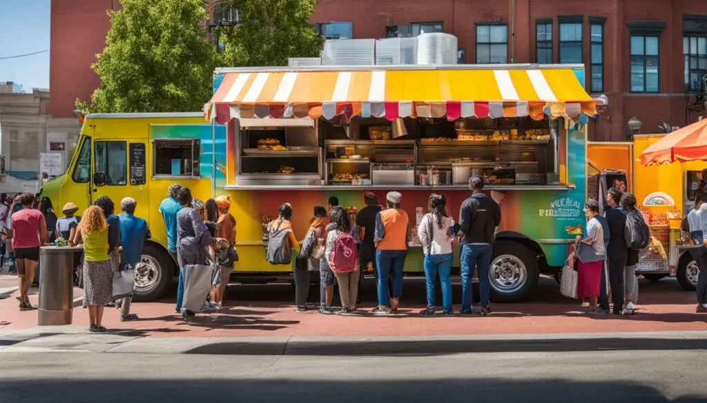food truck on the street