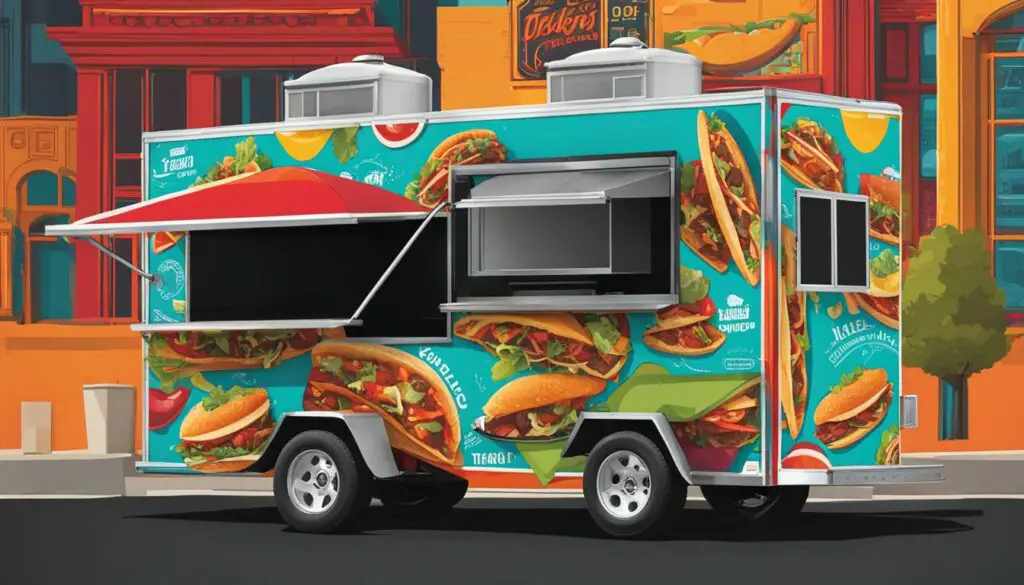 food truck wrap design