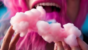 how does cotton candy melt in your mouth