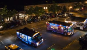 how to locate overnight parking for food trucks