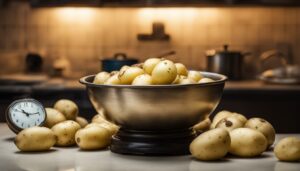 can cooked potatoes be left out overnight