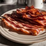 is it safe to eat cooked bacon left out overnight